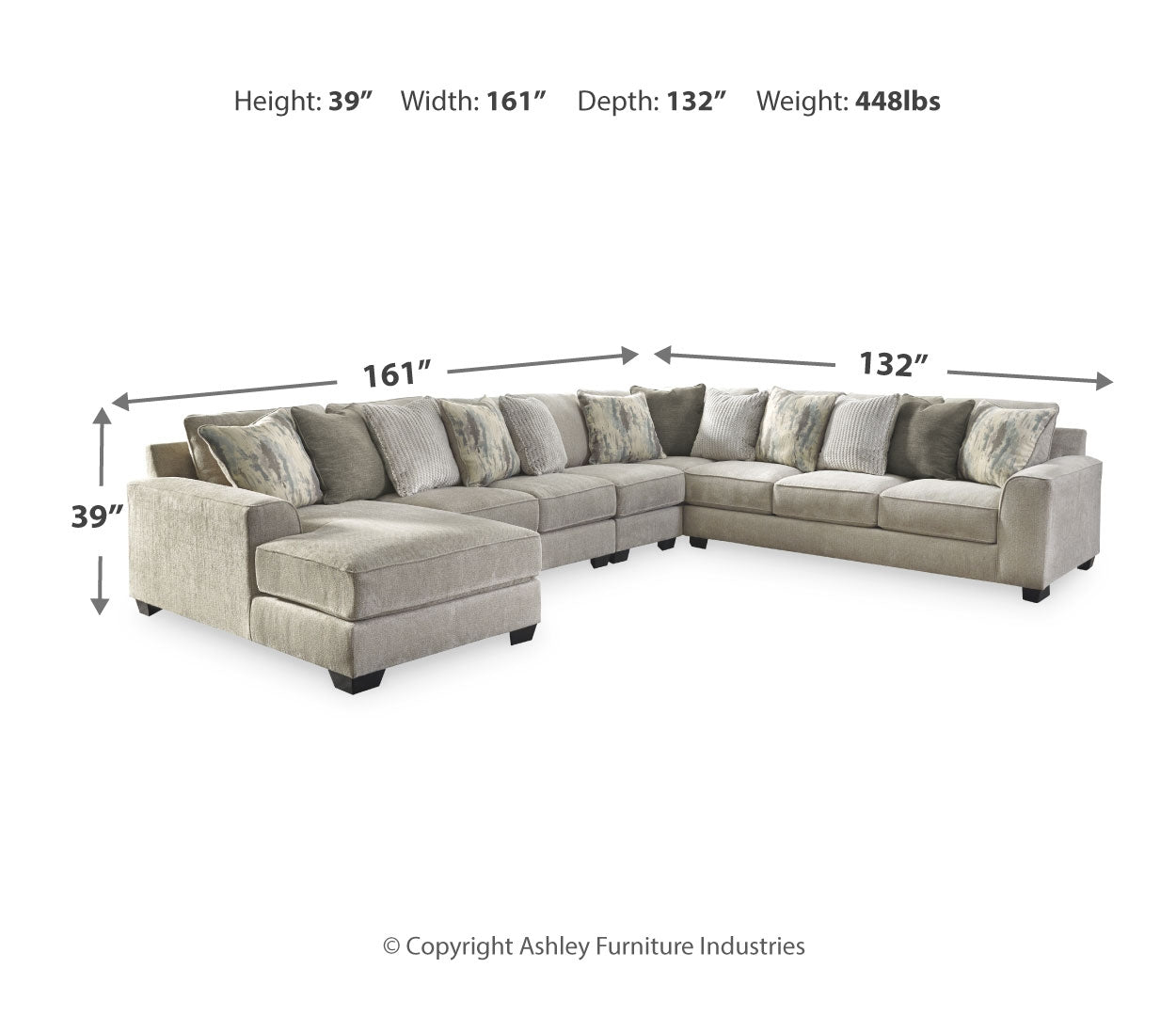 Ardsley 4-Piece Sectional with Chaise