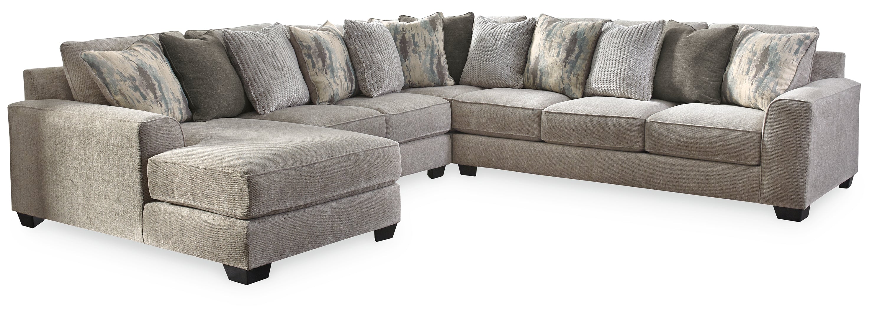 Ardsley 3-Piece Sectional with Ottoman