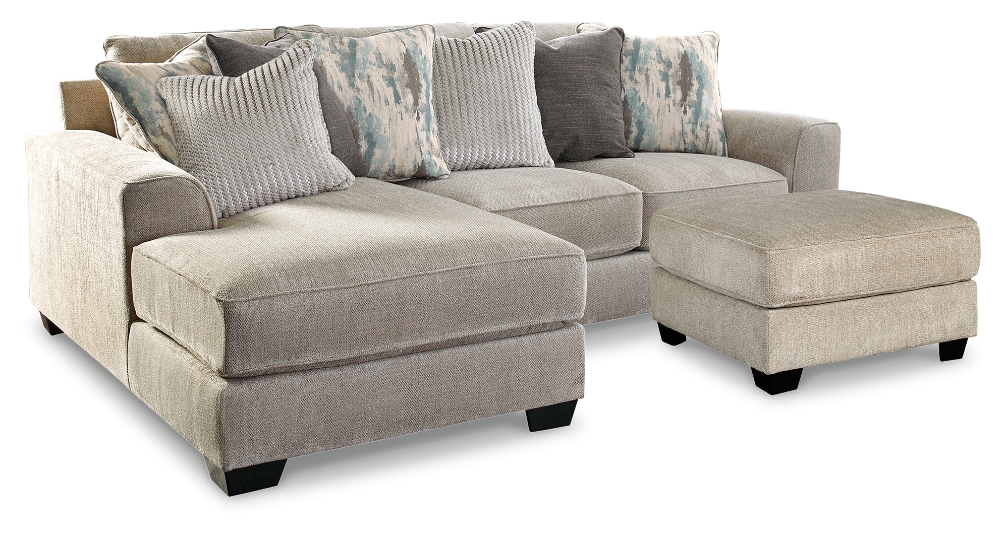 Ardsley 2-Piece Sectional with Ottoman