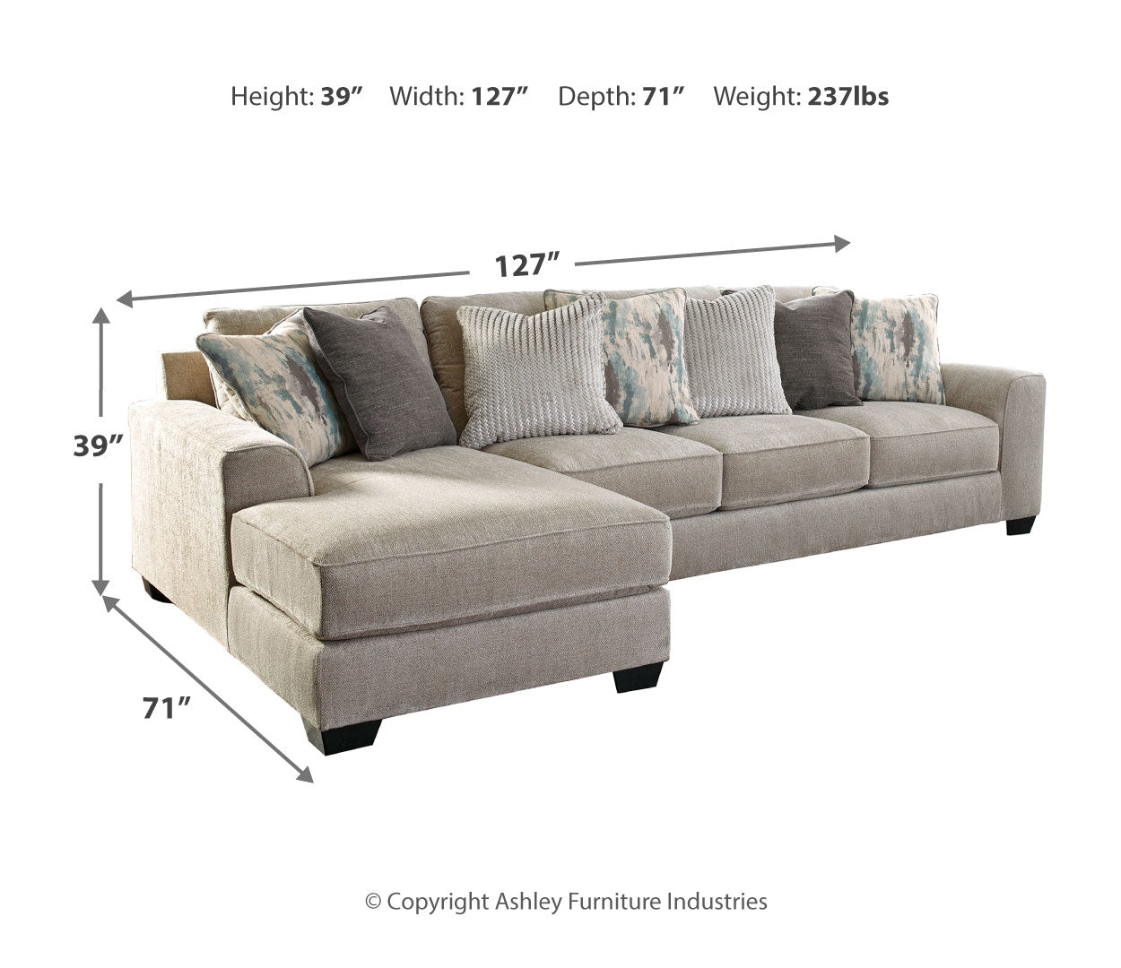 Ardsley Sectional with Chaise