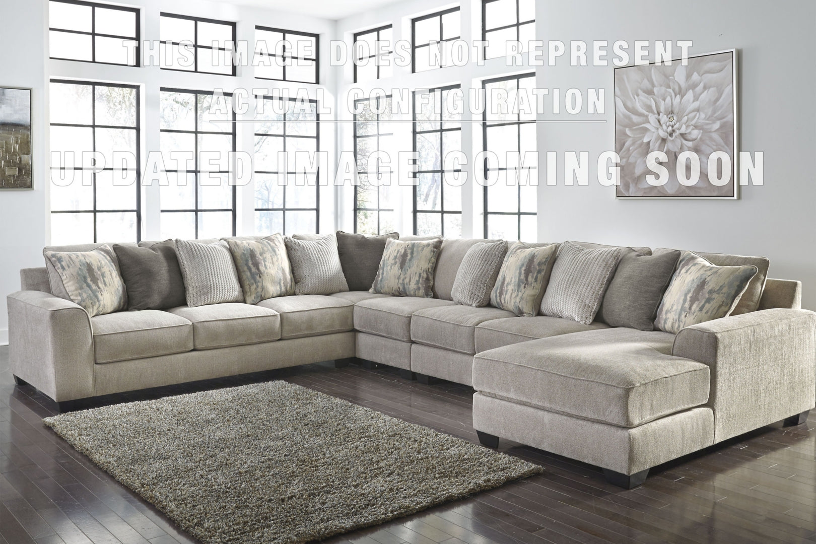 Ardsley 3-Piece Sectional with Ottoman