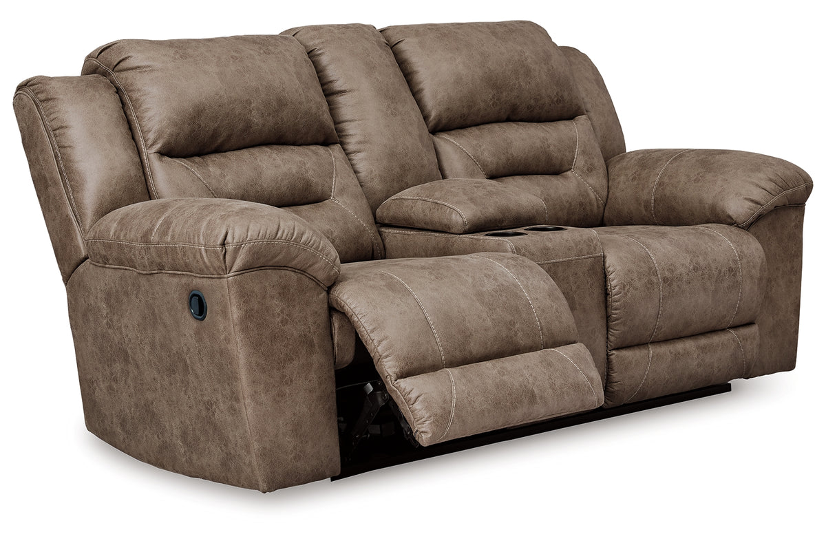 Stoneland DBL Rec Loveseat w/Console