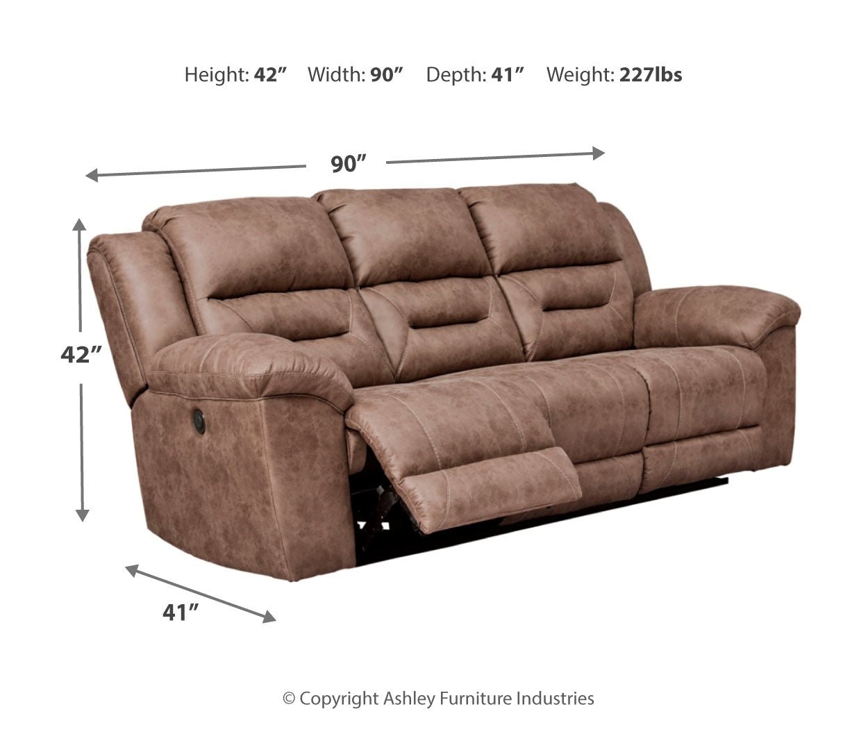 Stoneland Sofa, Loveseat and Recliner