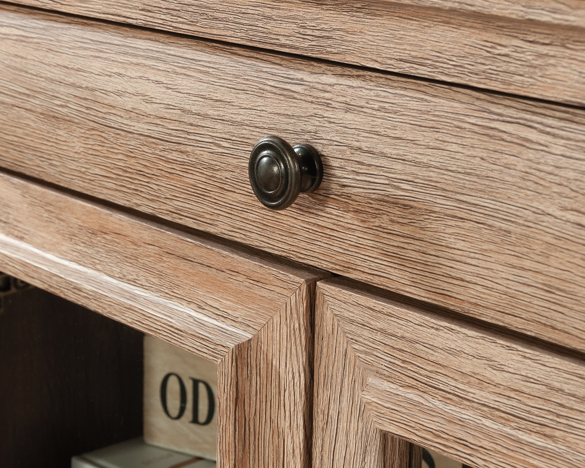 Rollingwood  Library Base Storage Cabinet in Brushed Oak