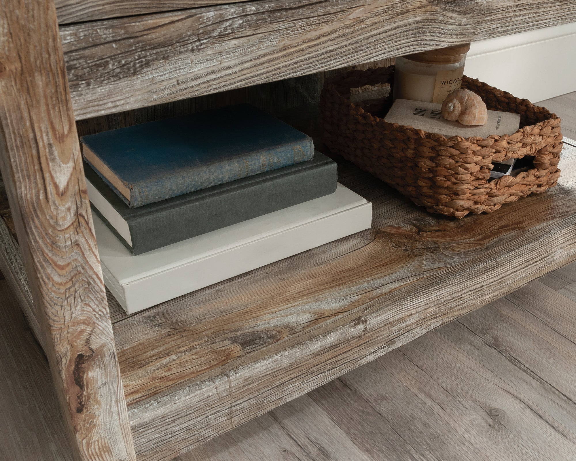 Granite Trace  1-Drawer Lateral File Cabinet in Rustic Cedar