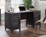 Tiffin Line  Double Pedestal Desk in Raven Oak