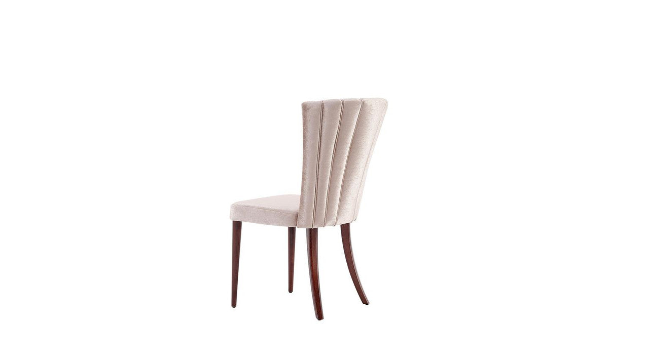 Bellona Plaza 6339 Dining Chair 2Pcs (Lara Cream) by Bellona