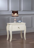 Coaster Dominique 1-drawer Nightstand Cream White Default Title