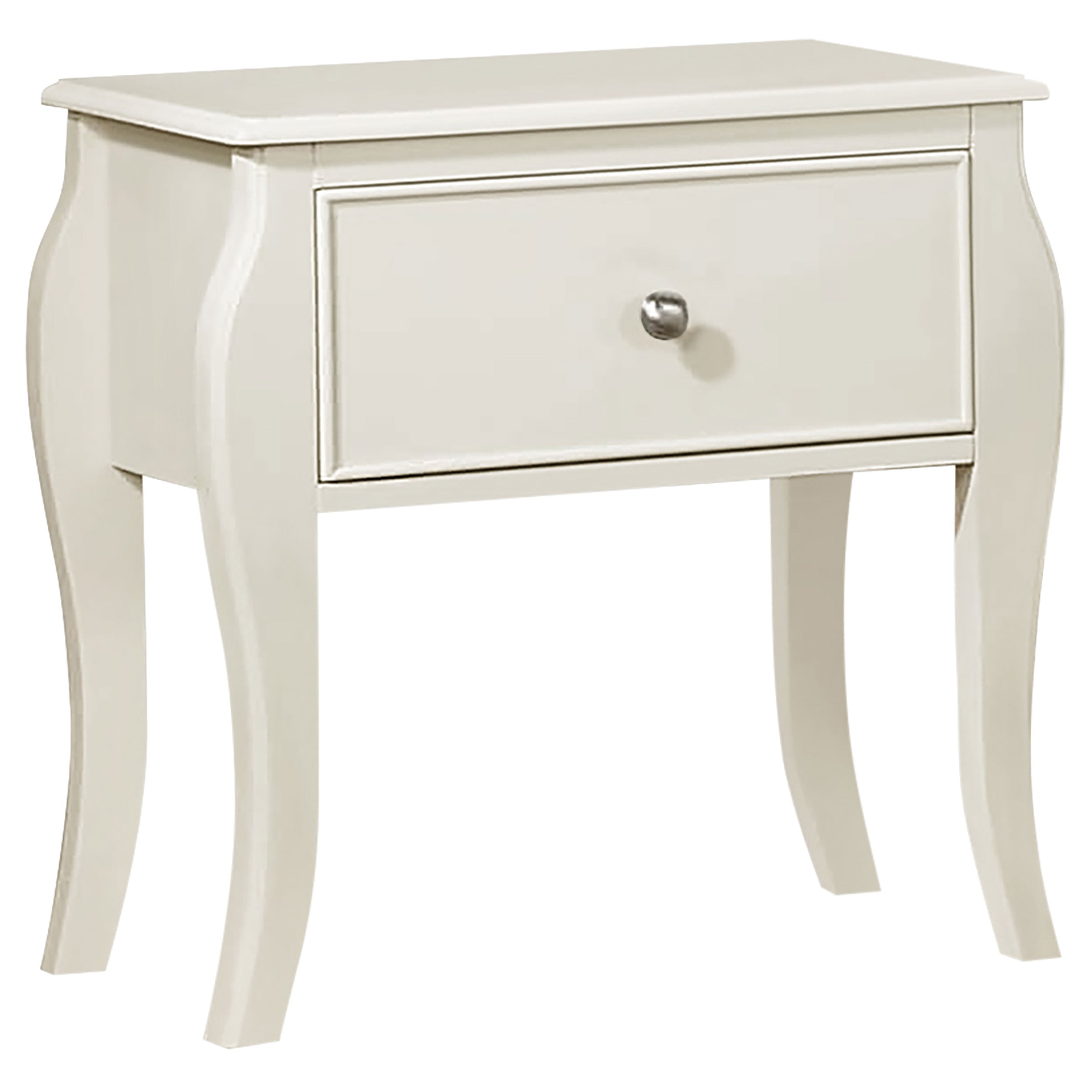 Coaster Dominique 1-drawer Nightstand Cream White Default Title