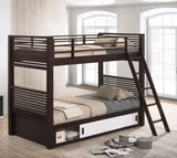 Coaster Oliver Twin Over Twin Bunk Bed Java Default Title