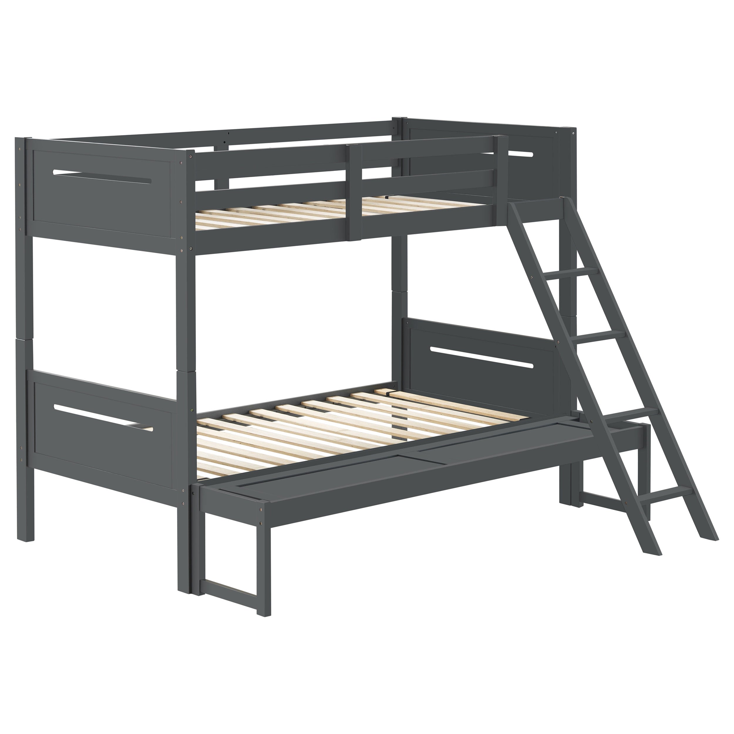 Littleton Wood Twin Over Full Bunk Bed Espresso