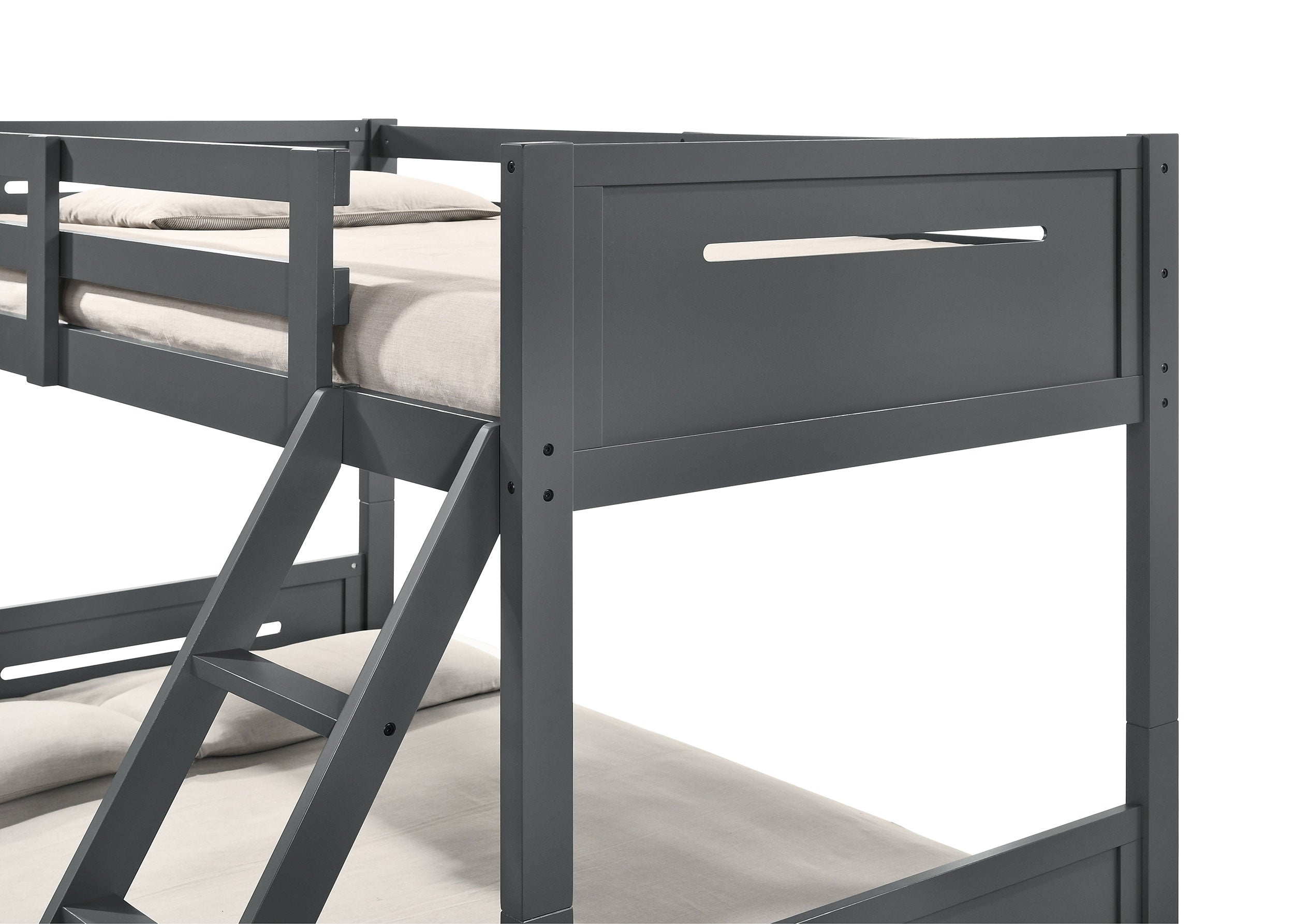 Littleton Wood Twin Over Full Bunk Bed Espresso