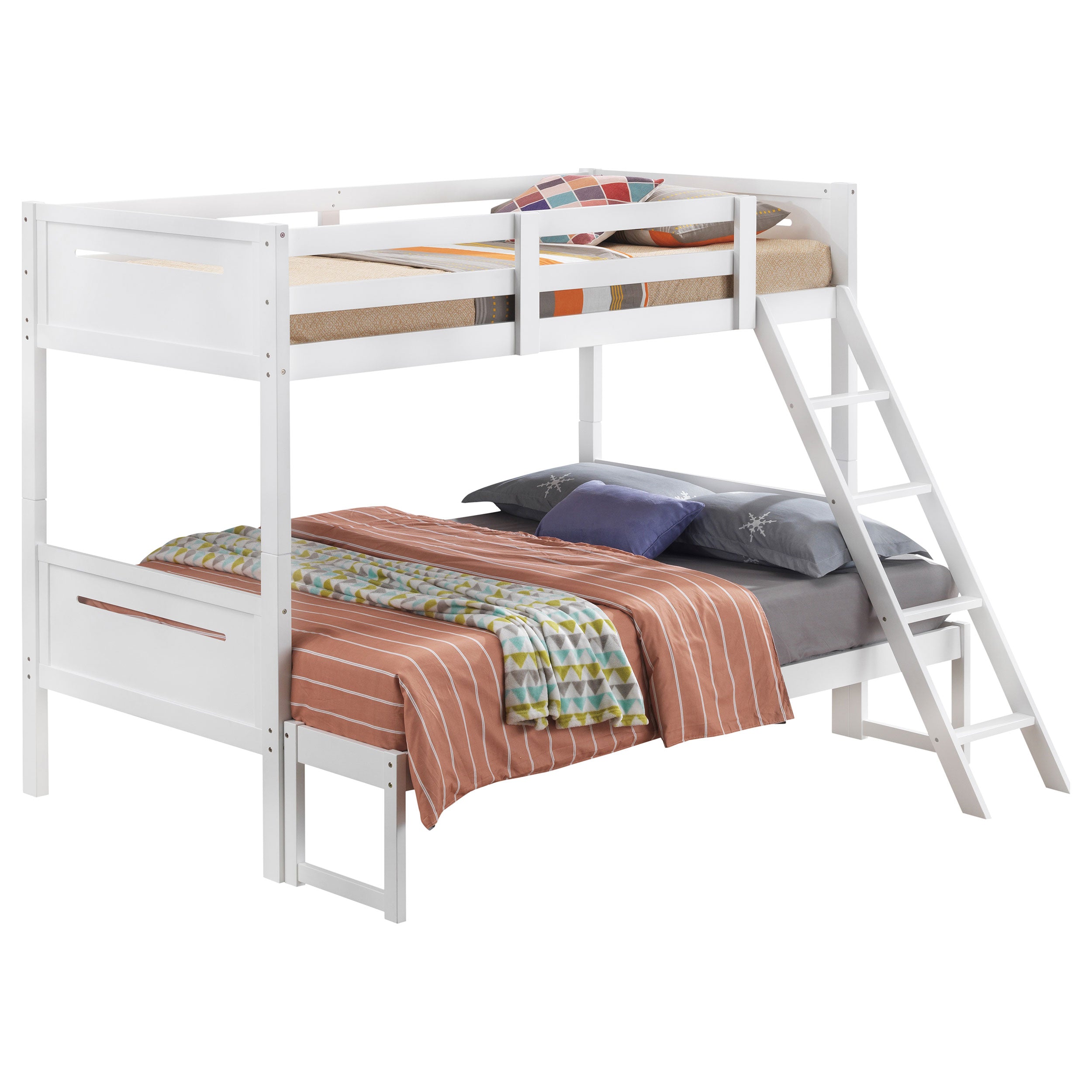 Littleton Wood Twin Over Full Bunk Bed Espresso