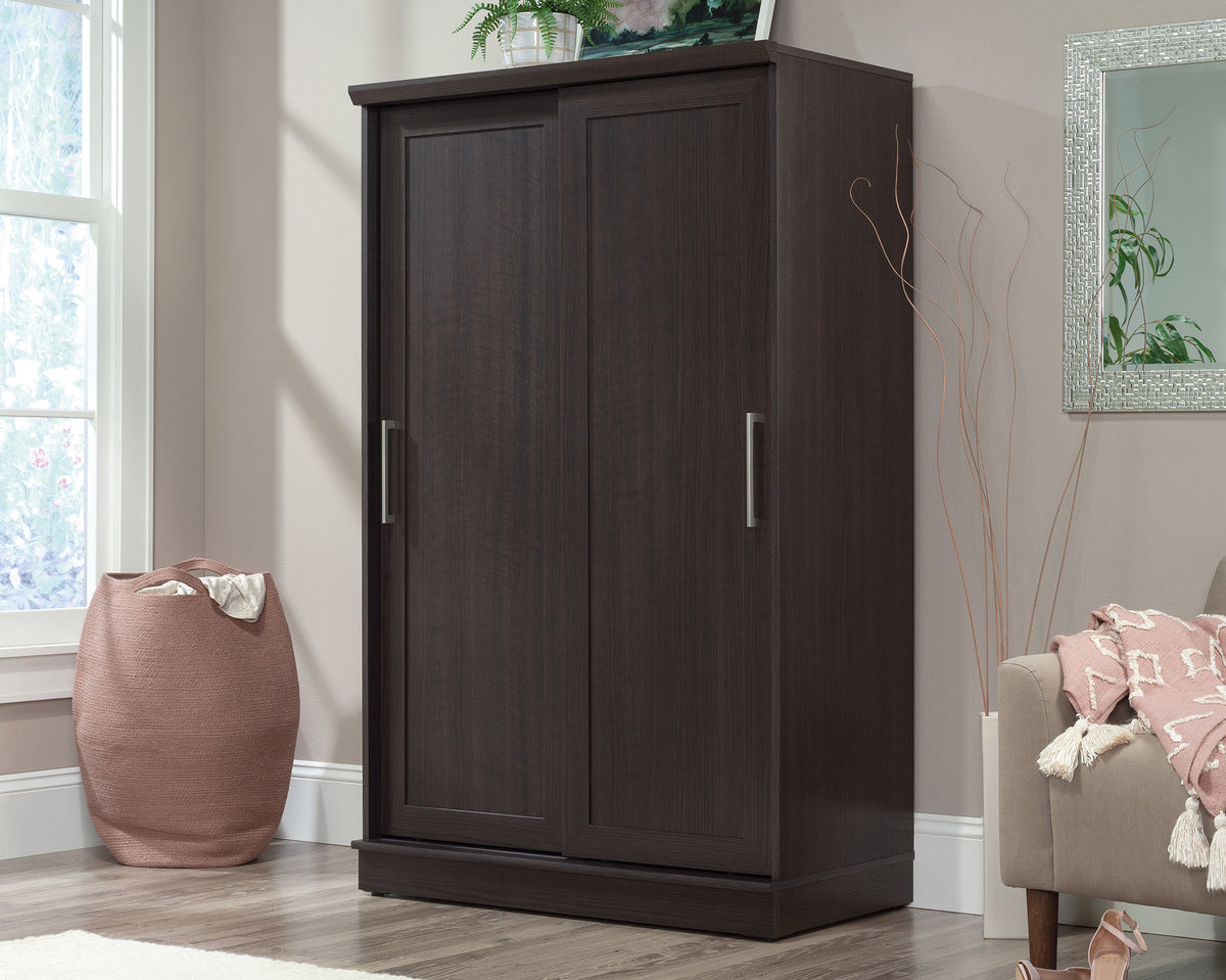 HomePlus Sliding Door Wardrobe Cabinet in Dakota Oak