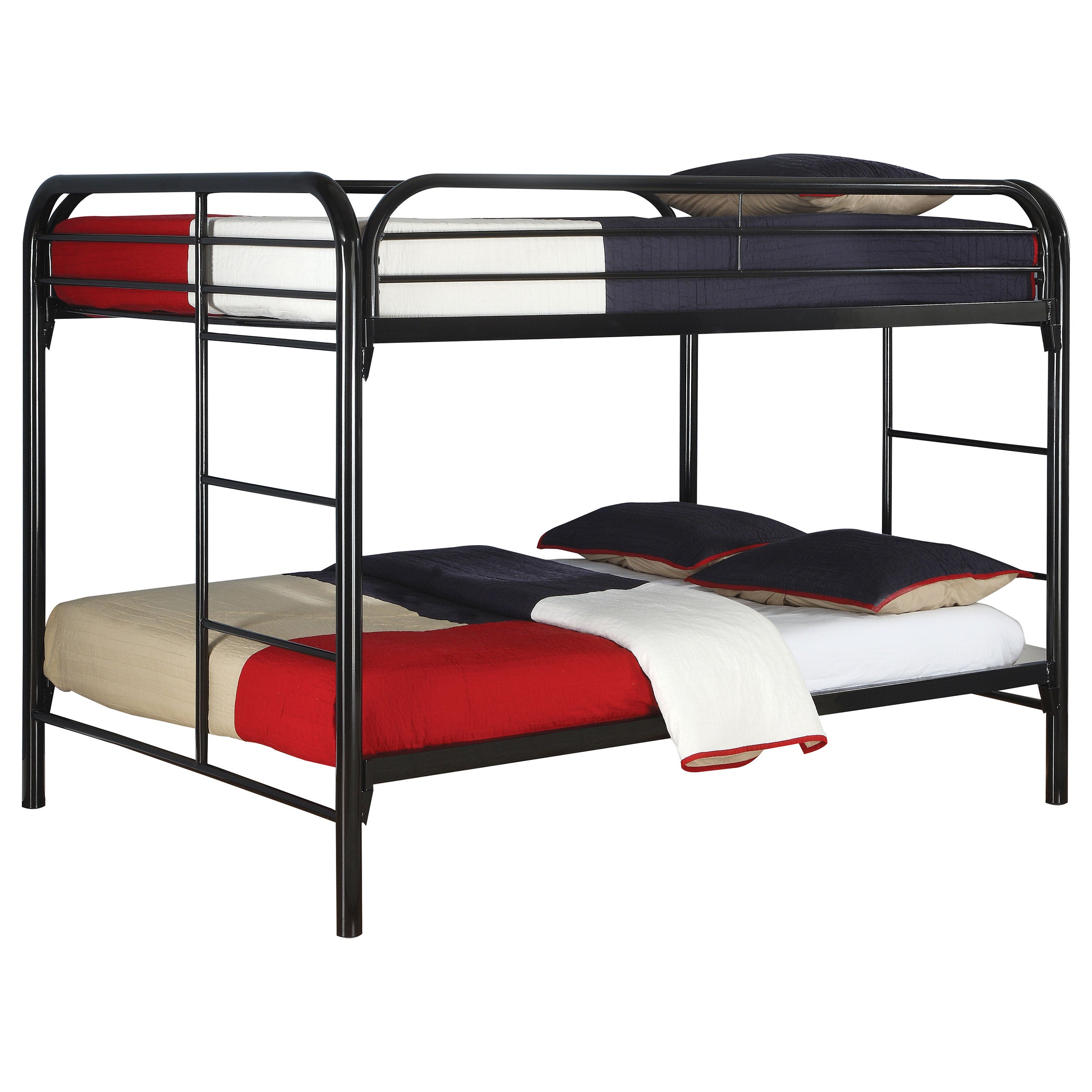 Coaster Morgan Full Over Full Bunk Bed Black Default Title