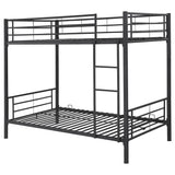 Coaster Hayward Twin Over Twin Bunk Bed Black Default Title