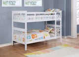 Coaster Chapman Twin Over Twin Bunk Bed White Default Title