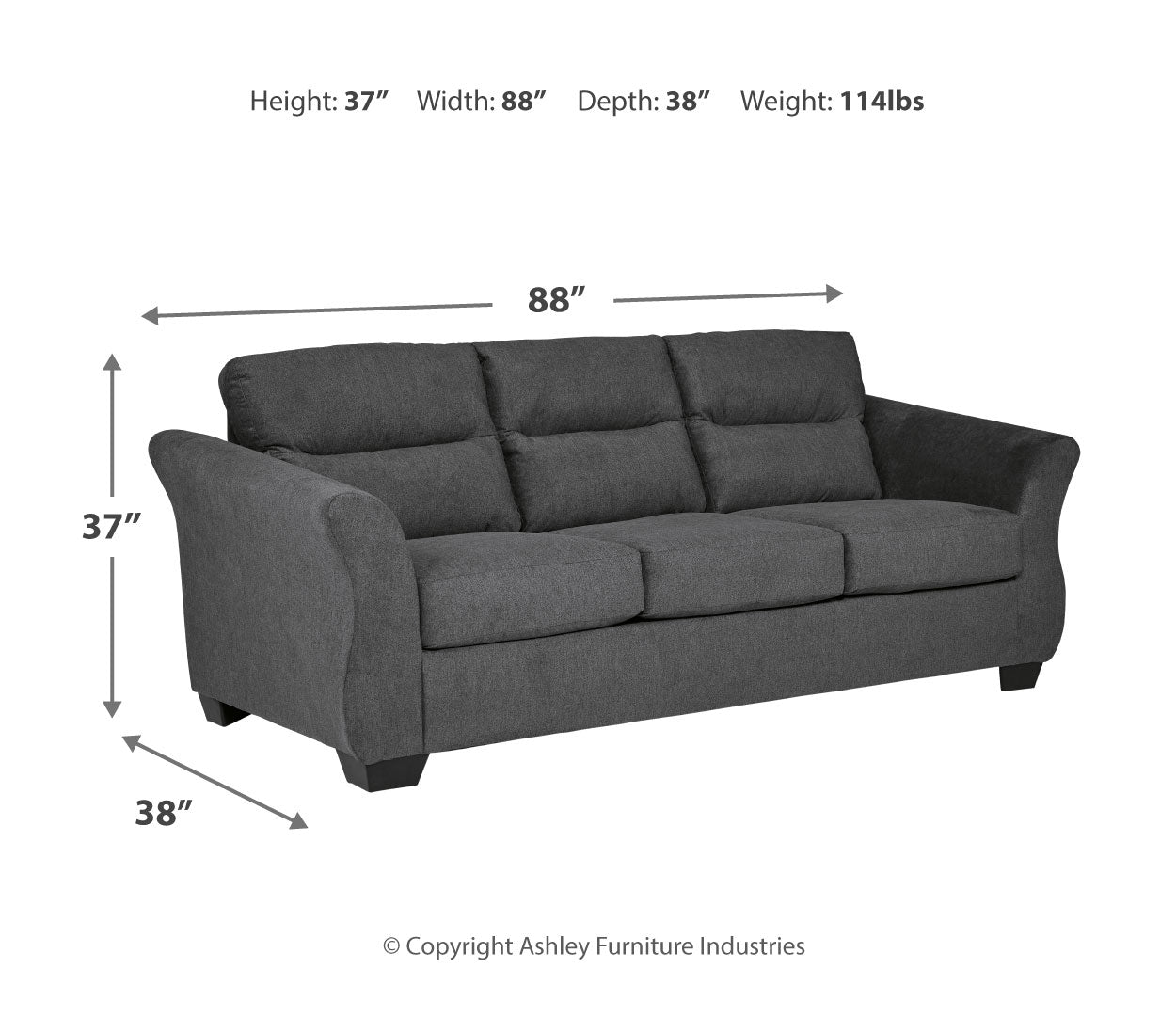 Miravel Sofa, Loveseat and Recliner