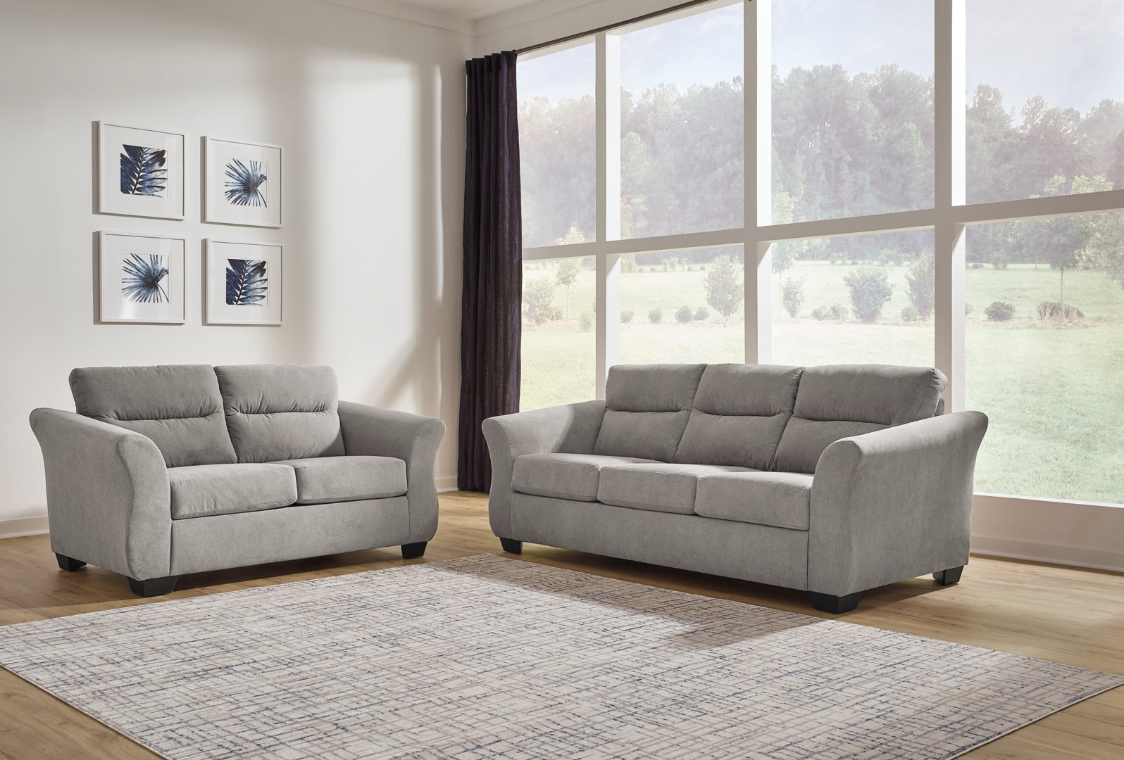 Miravel Sofa and Loveseat