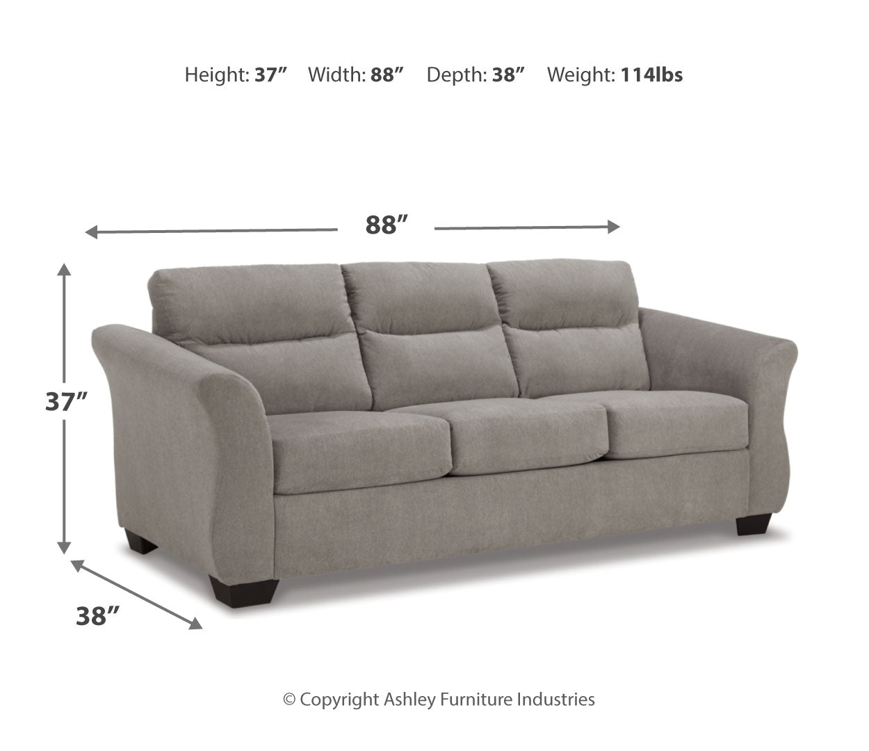 Miravel Sofa, Loveseat and Recliner