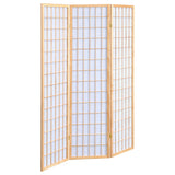 Coaster Carrie 3-panel Folding Screen Natural and White Default Title