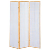 Coaster Carrie 3-panel Folding Screen Natural and White Default Title