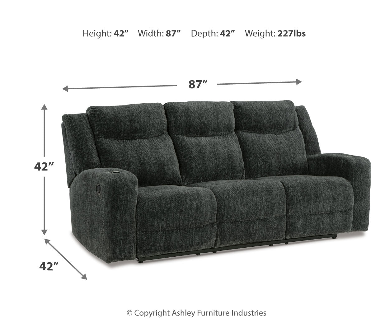 Martinglenn Sofa, Loveseat and Recliner