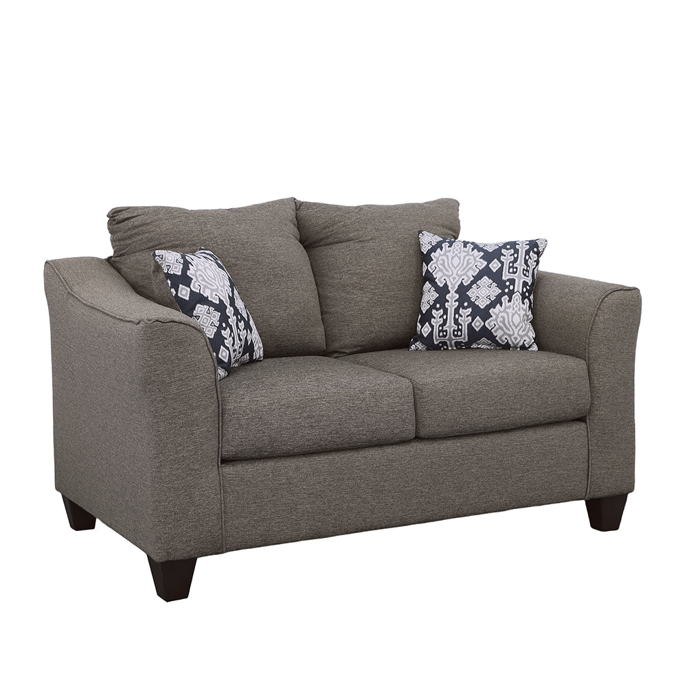 Coaster Salizar Flared Arm Loveseat Grey Default Title