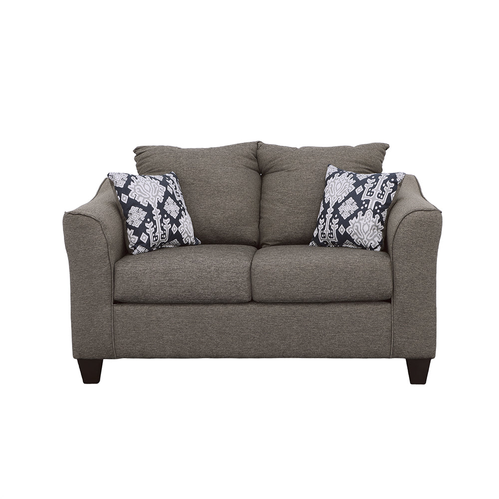 Coaster Salizar Flared Arm Loveseat Grey Default Title