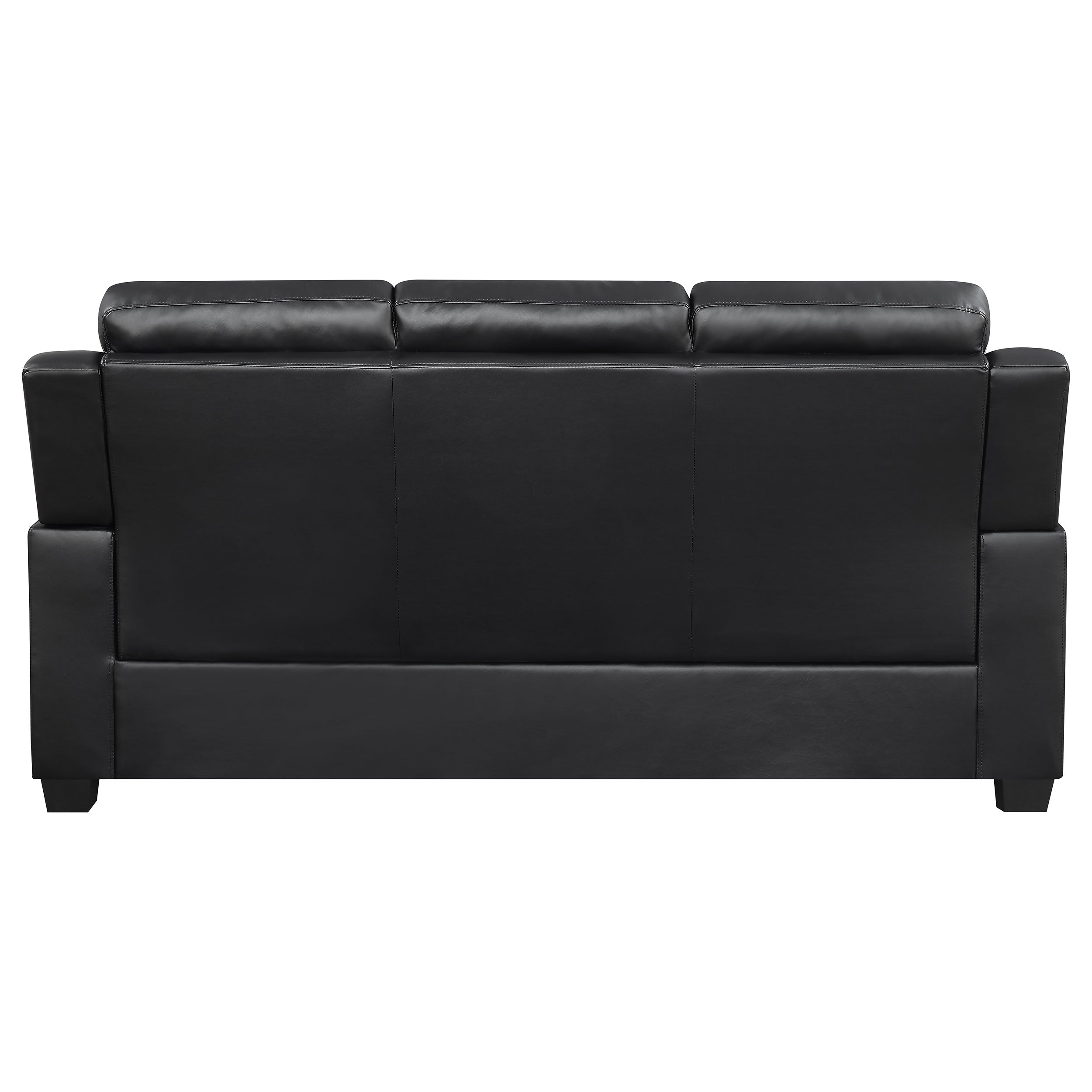 Coaster Finley Tufted Upholstered Sofa Black Default Title