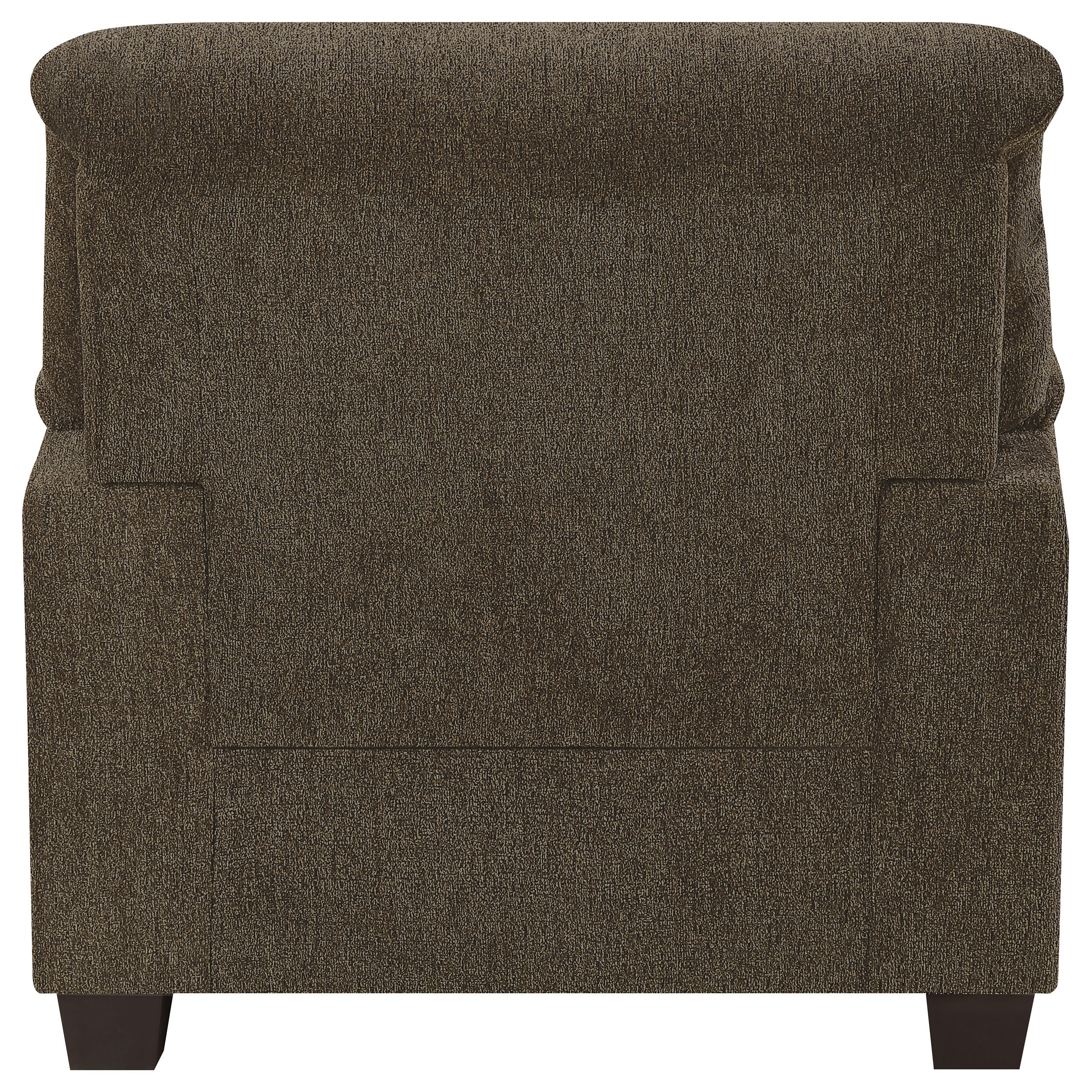 Coaster Clementine Upholstered Chair with Nailhead Trim Brown Default Title