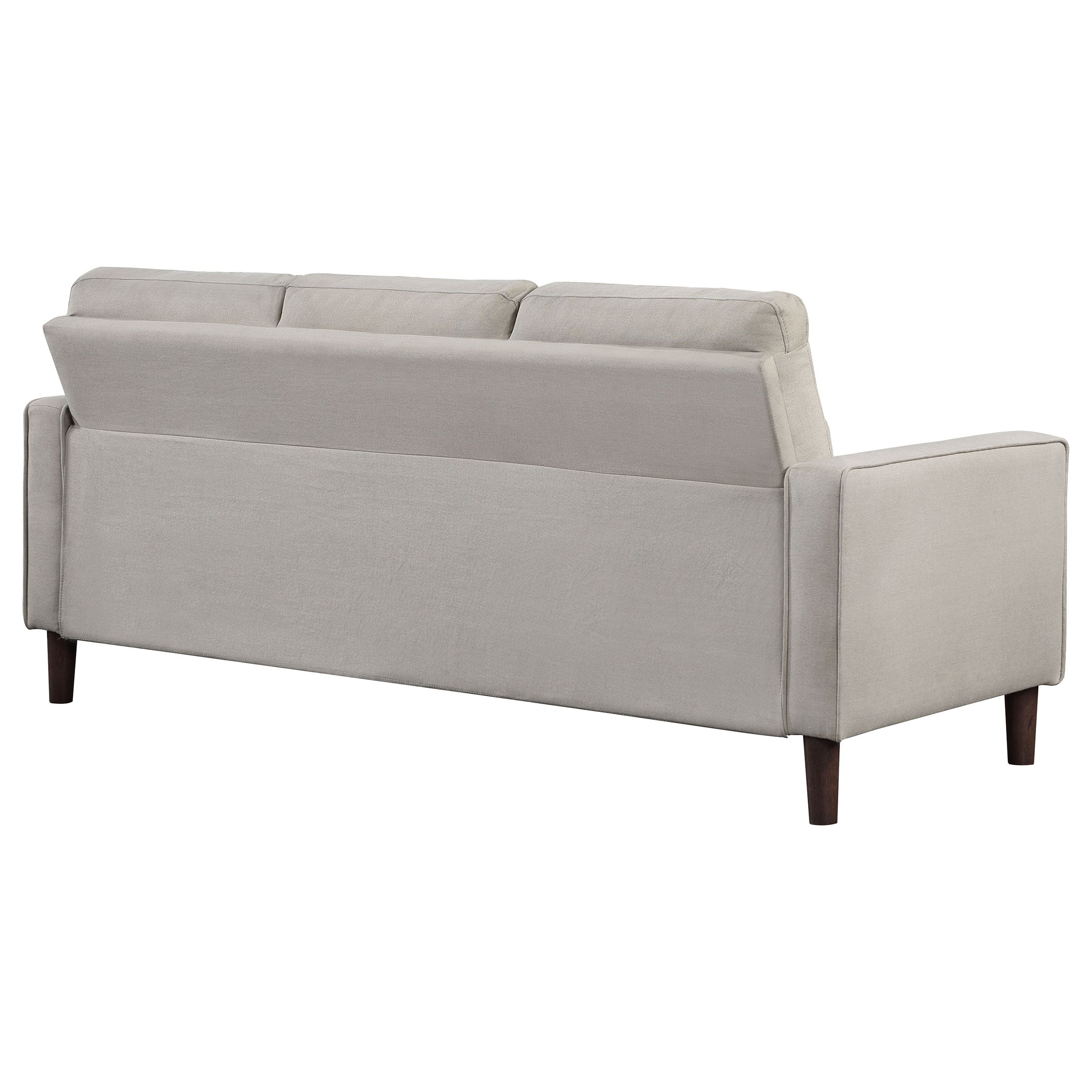 Coaster Bowen Upholstered Track Arms Tufted Sofa Beige Default Title