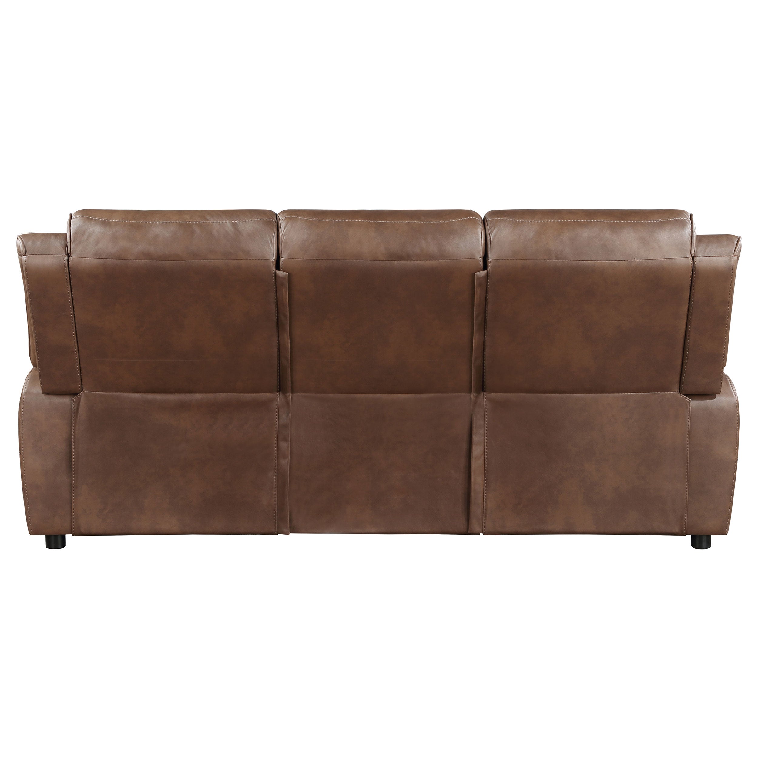 Coaster Ellington Upholstered Padded Arm Sofa Dark Brown Default Title