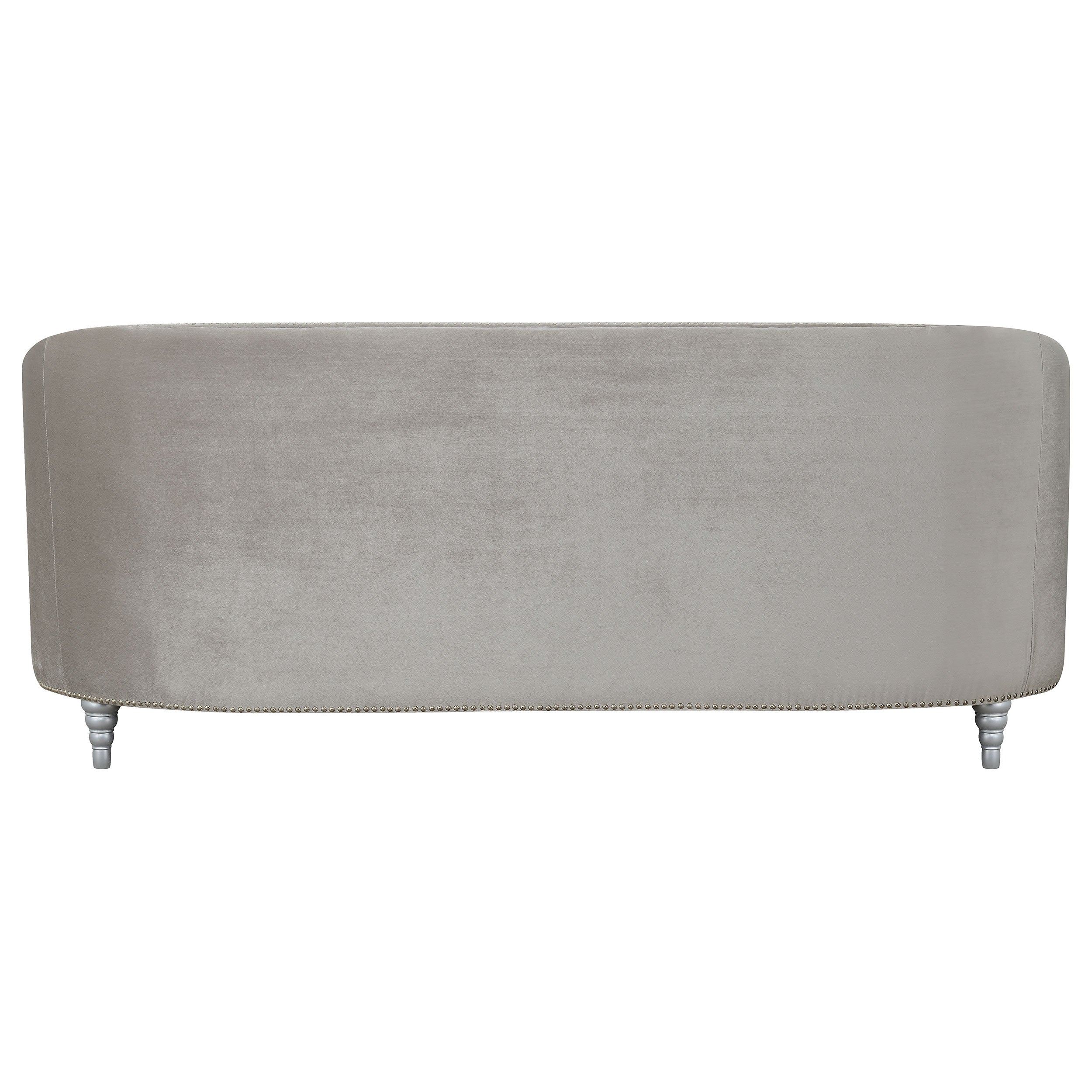 Coaster Avonlea Sloped Arm Tufted Sofa Grey Default Title