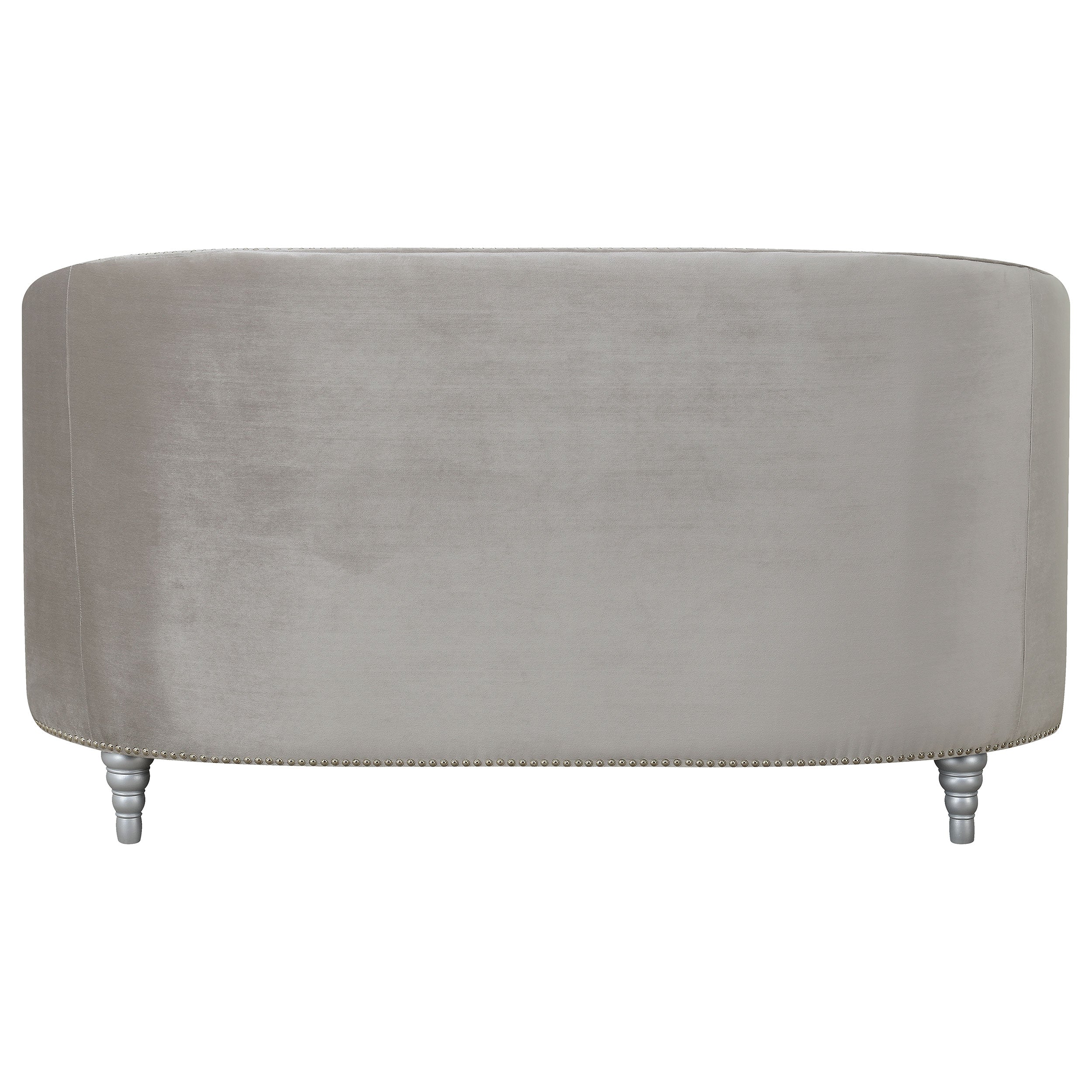 Coaster Avonlea Sloped Arm Tufted Loveseat Grey Default Title