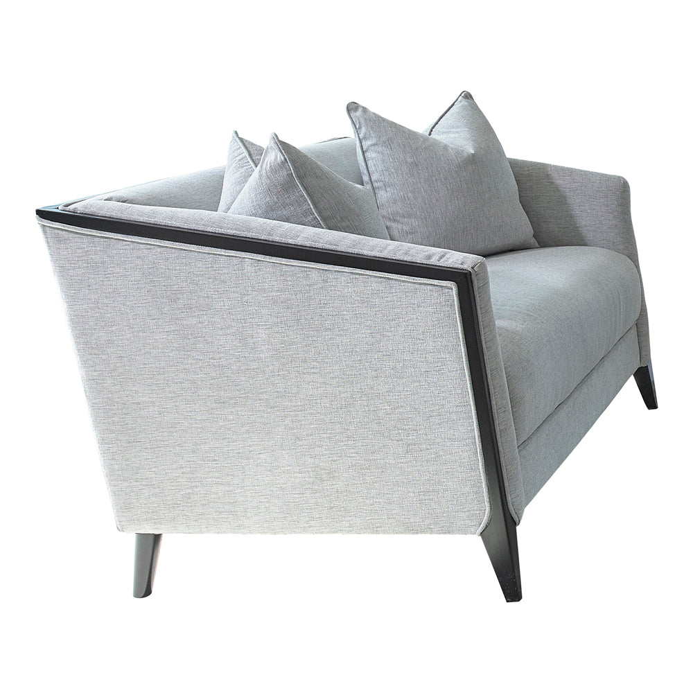 Coaster Whitfield Sloped Arm Loveseat Dove Grey Default Title