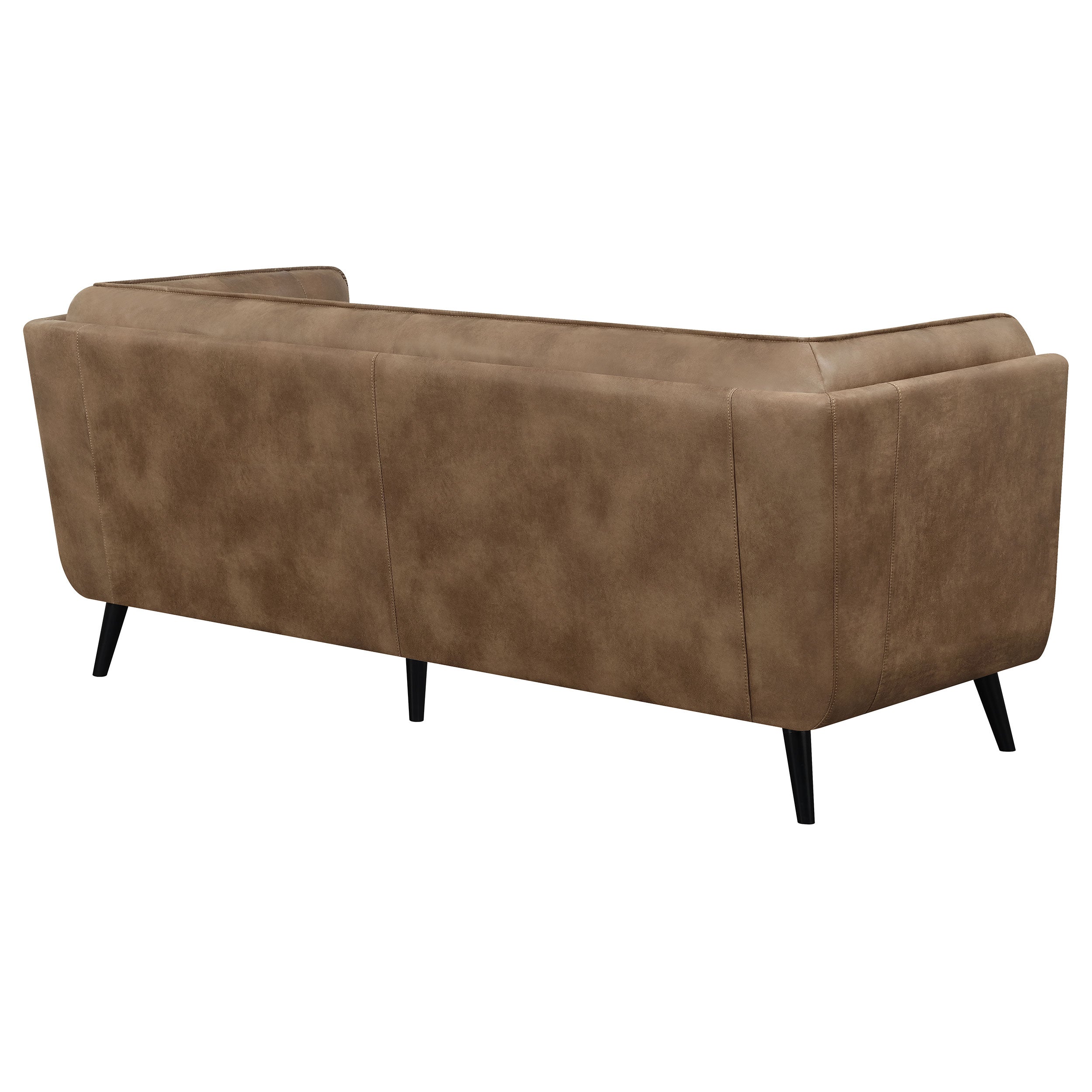 Coaster Thatcher Upholstered Button Tufted Sofa Brown Default Title