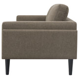 Coaster Rilynn Upholstered Track Arms Sofa Brown Default Title