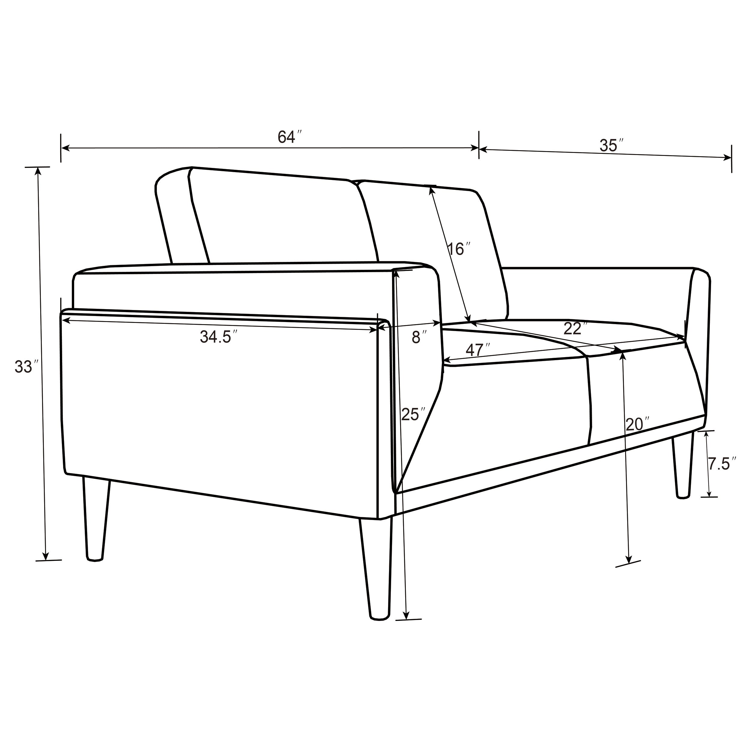 Coaster Rilynn Upholstered Track Arms Loveseat Brown Default Title