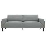 Coaster Rilynn Upholstered Track Arms Sofa Grey Default Title