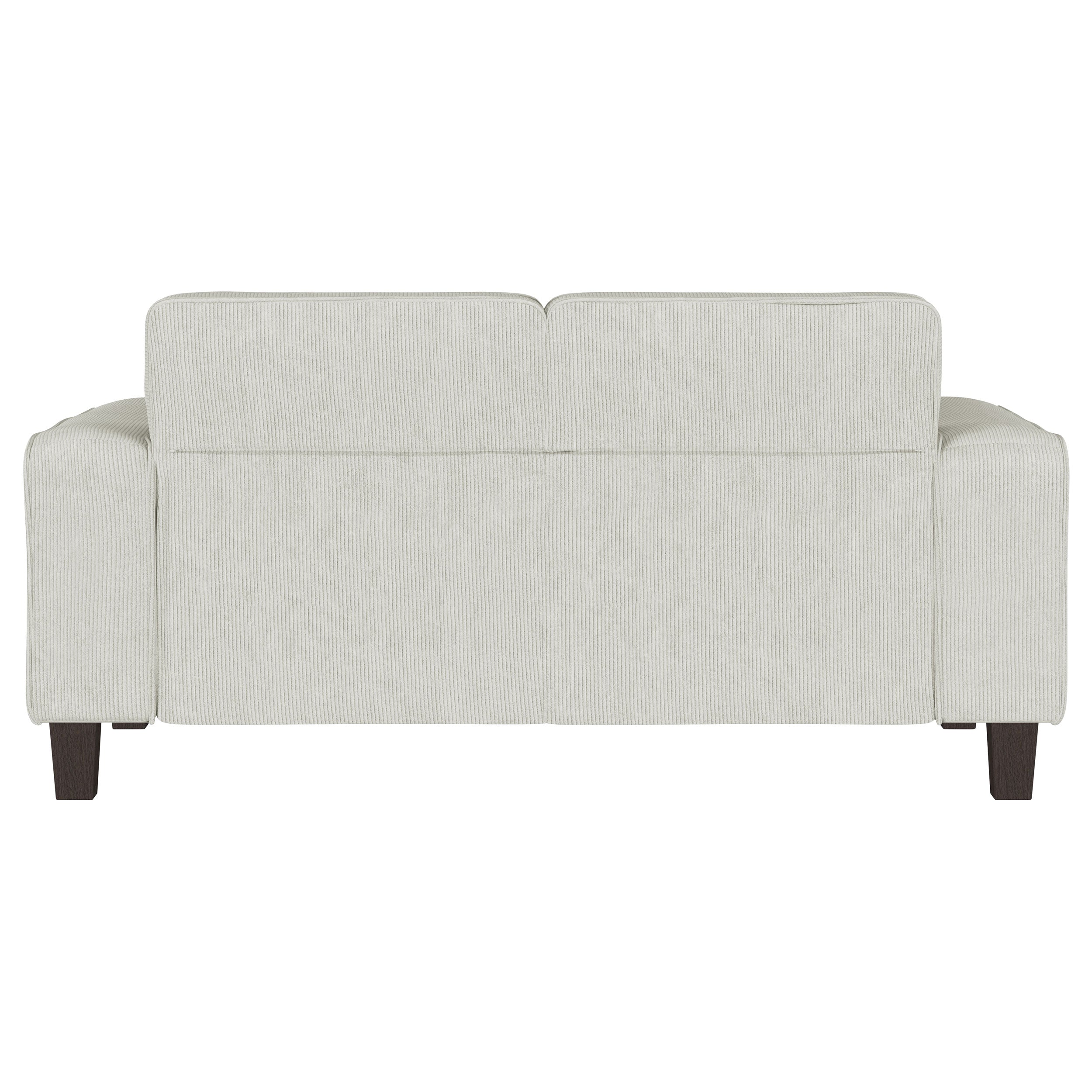 Deerhurst Upholstered Track Arm Tufted Loveseat Greige