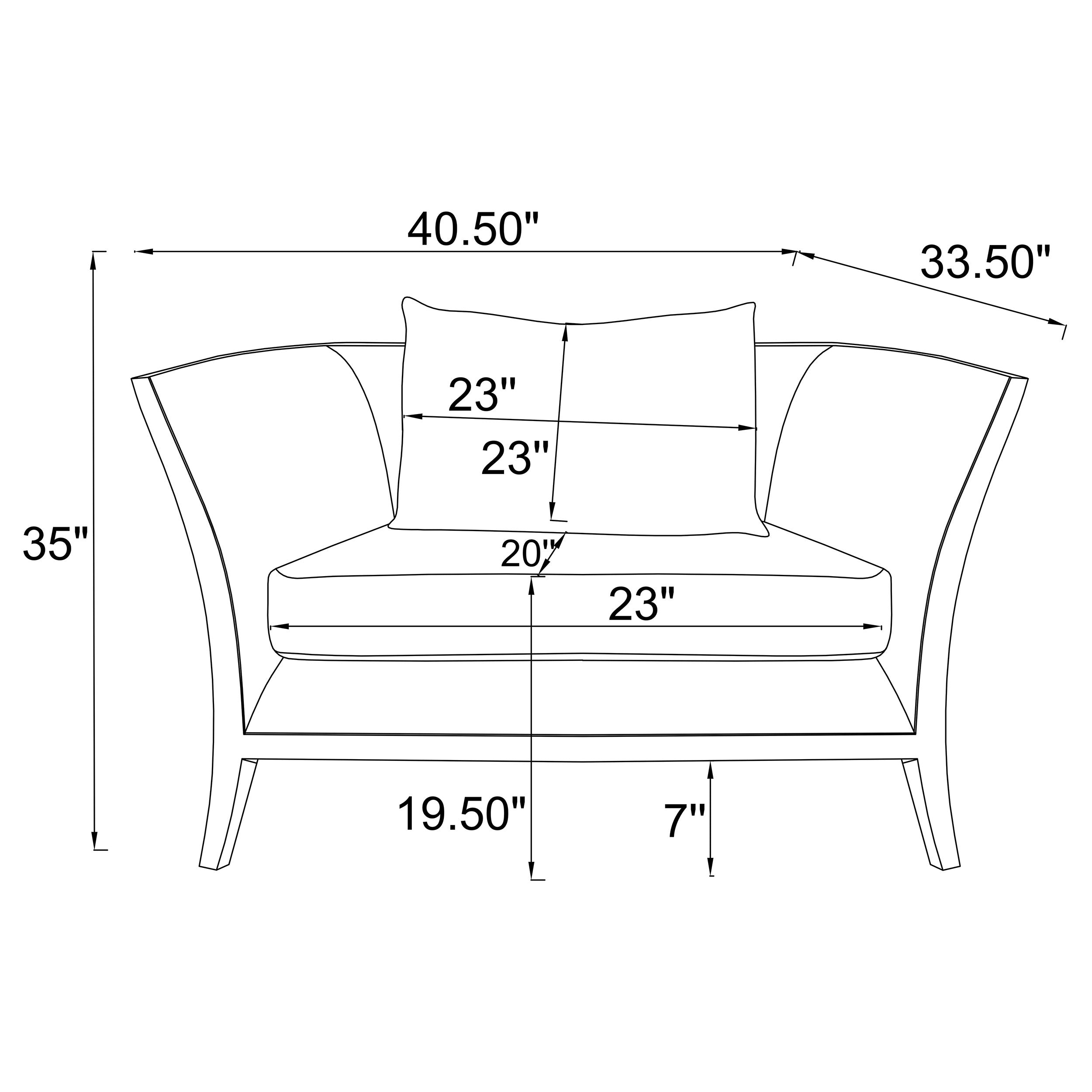 Coaster Lorraine Upholstered Chair with Flared Arms Beige Default Title