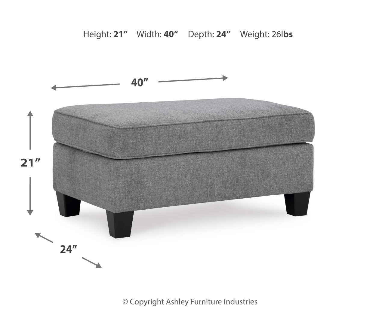 Mathonia Sofa, Loveseat, Chair and Ottoman