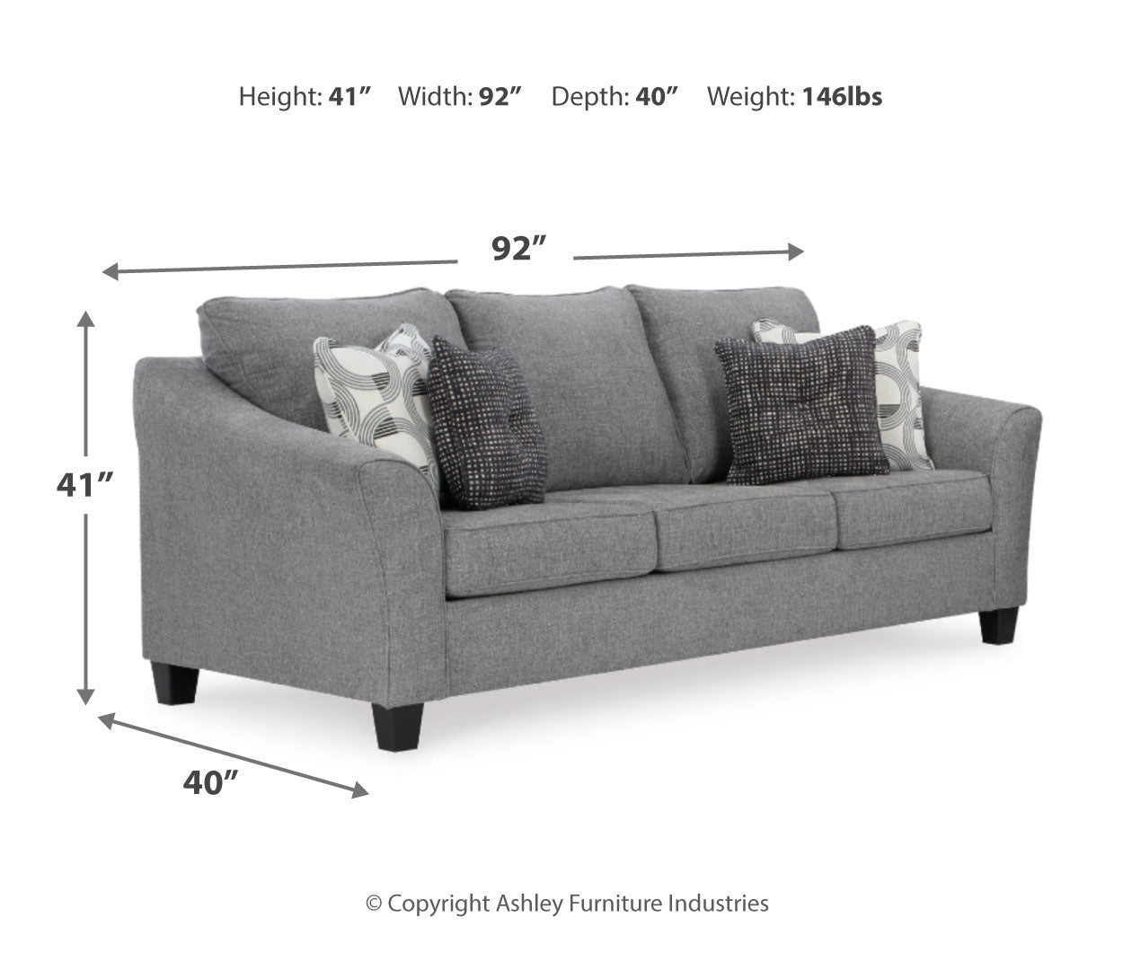 Mathonia Sofa and Loveseat