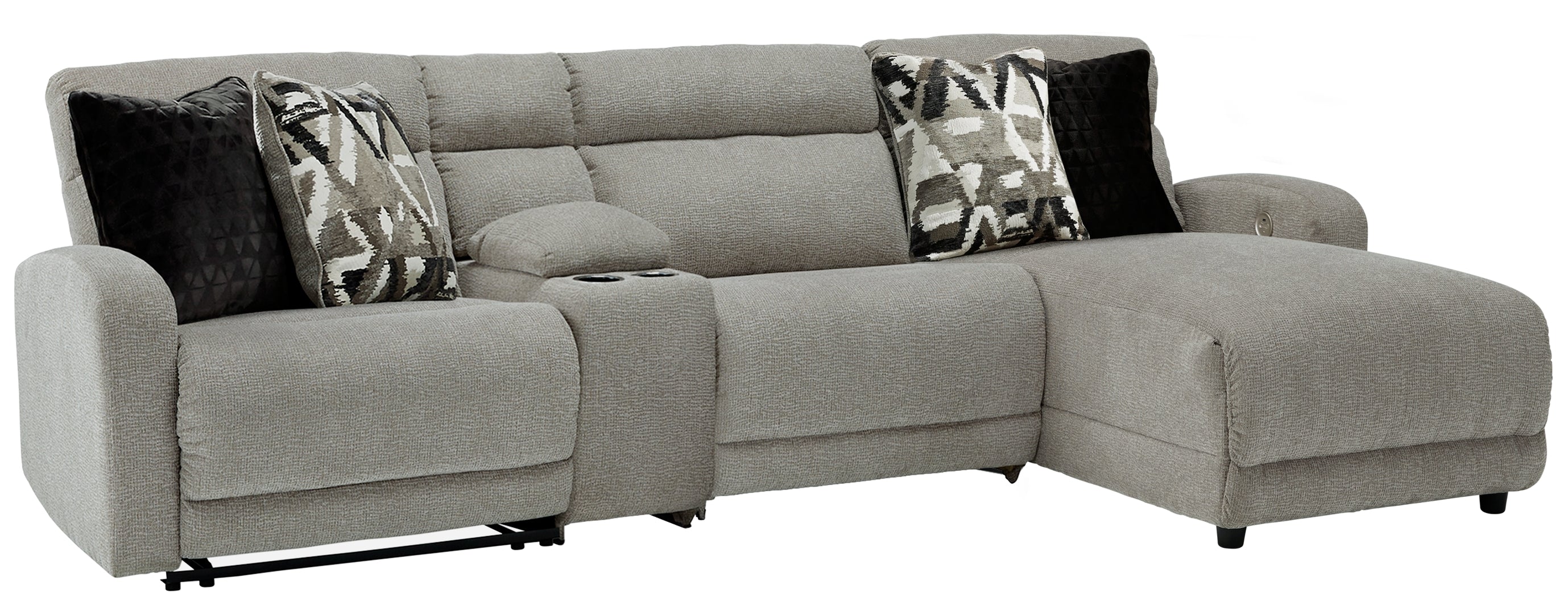 3-Piece Power Reclining Sectional with Chaise