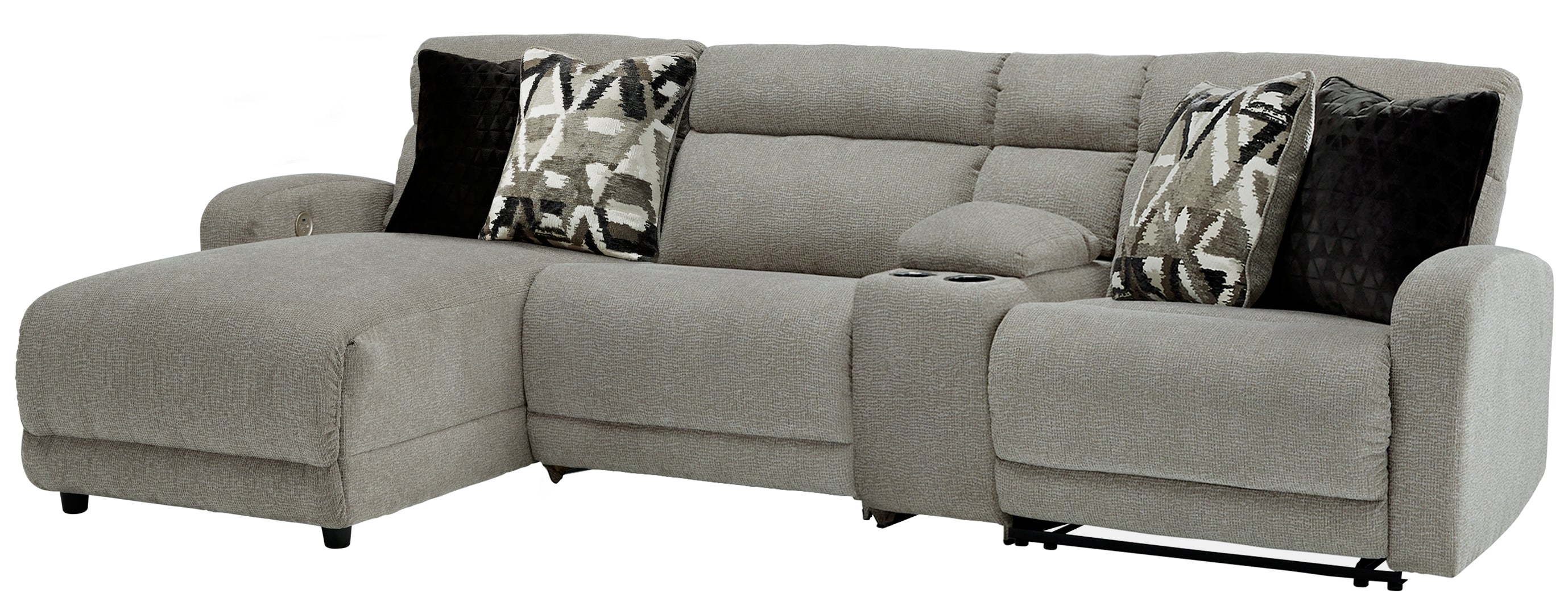 3-Piece Power Reclining Sectional with Chaise