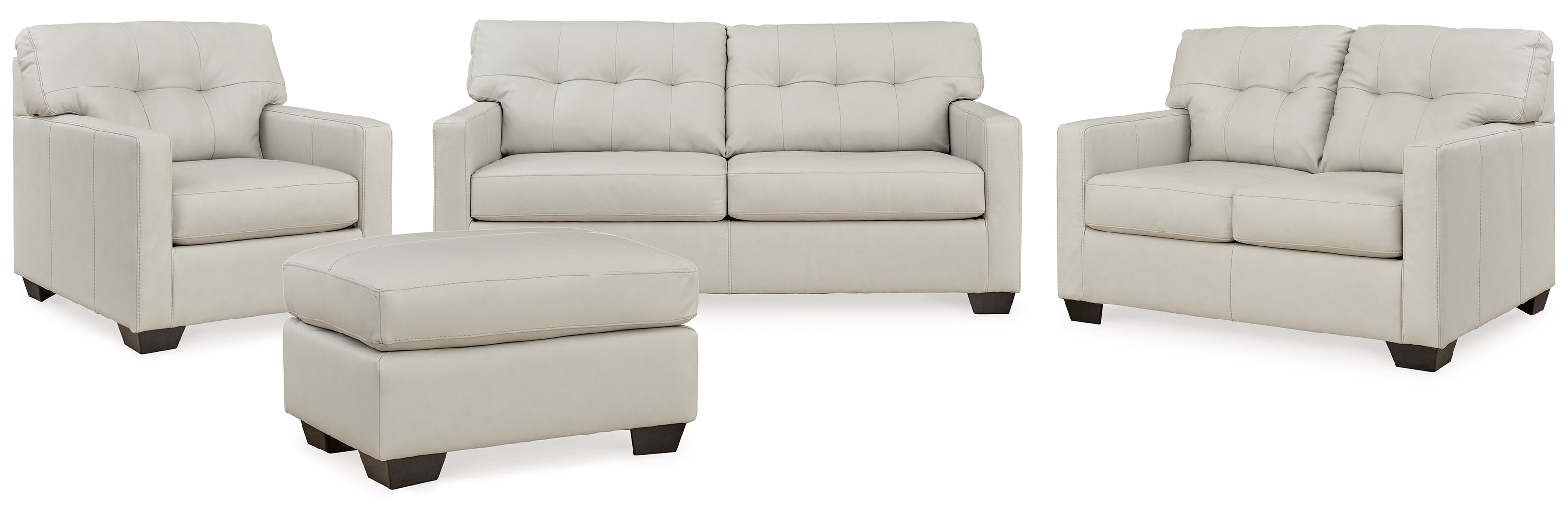 Belziani Sofa, Loveseat, Chair and Ottoman