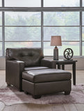 Belziani Chair and Ottoman