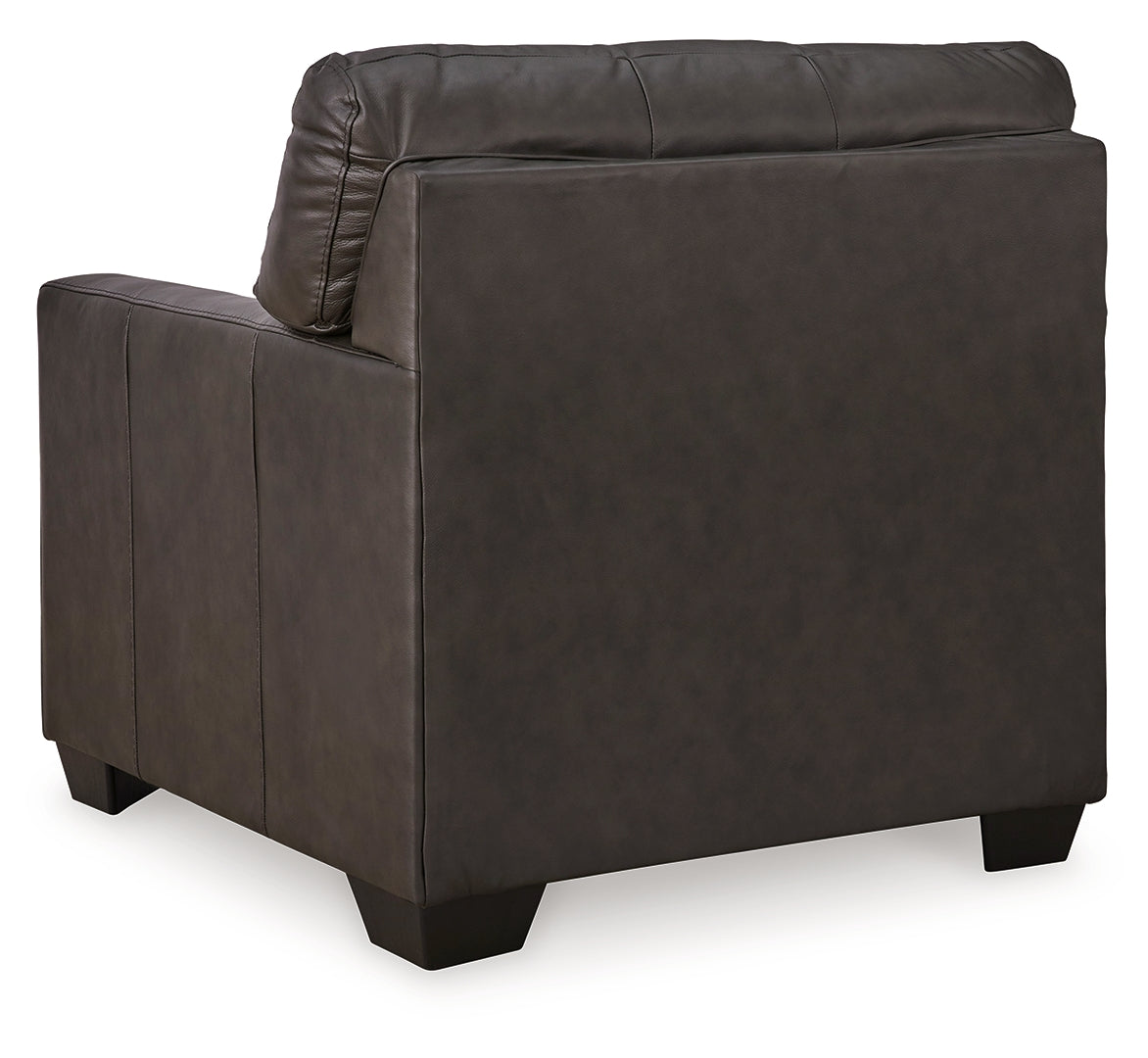 Belziani Chair and Ottoman