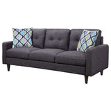 Coaster Watsonville Tufted Back Sofa Grey Default Title